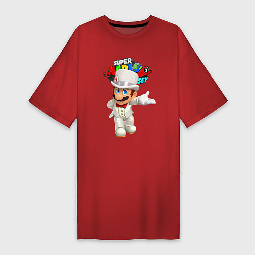 Женская футболка-платье Super Mario Odyssey Nintendo / Красный – фото 1