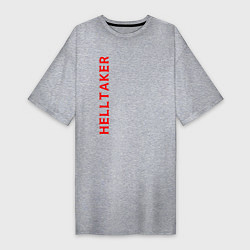 Женская футболка-платье Helltaker game