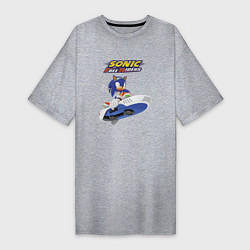 Женская футболка-платье Sonic Free Riders Hedgehog Racer
