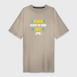Женская футболка-платье Извини Gears of War Зовет
