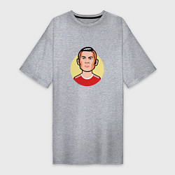 Женская футболка-платье Роналду - Манчестер
