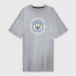 Женская футболка-платье Manchester City Champions 2122
