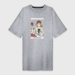 Женская футболка-платье Карта Таро Императрица Empress Tarot Card