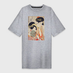 Женская футболка-платье Chojiya Hinazuru Hinamatsu Две девушки