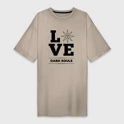 Женская футболка-платье Dark Souls Love Classic