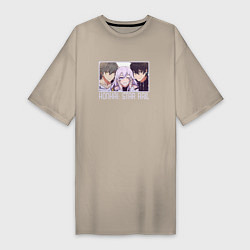 Женская футболка-платье Honkai star rail trio