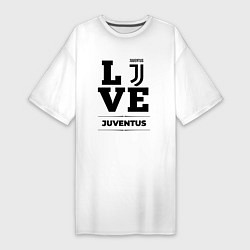 Женская футболка-платье Juventus Love Классика