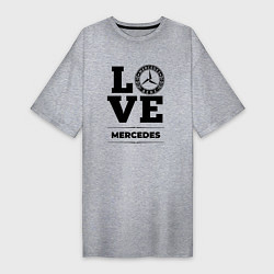 Женская футболка-платье Merсedes Love Classic