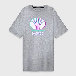 Женская футболка-платье Значок Daewoo в стиле Glitch