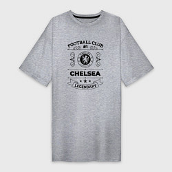 Женская футболка-платье Chelsea: Football Club Number 1 Legendary