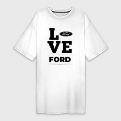 Женская футболка-платье Ford Love Classic