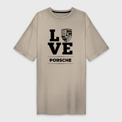 Женская футболка-платье Porsche Love Classic