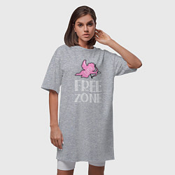 Футболка женская-платье Cupid free zone, цвет: меланж — фото 2
