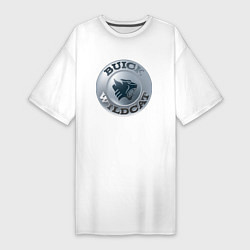 Женская футболка-платье Buick Wildcat - logotype