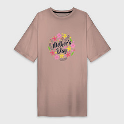 Женская футболка-платье День мамы