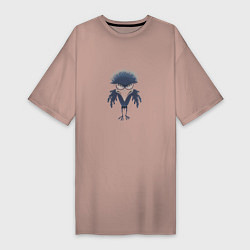 Женская футболка-платье Синяя ворона