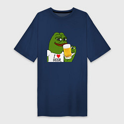 Женская футболка-платье Drink Pepe