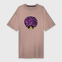 Женская футболка-платье Funky monkey