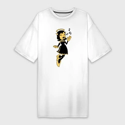 Женская футболка-платье Bendy - Ангел Алиса