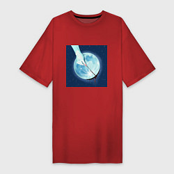 Женская футболка-платье Blood Moon