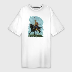 Женская футболка-платье Вахмистр Ахтырского гусарского полка 1811 - 1813 г