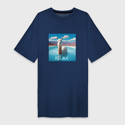 Женская футболка-платье Relax Lama