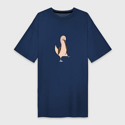Женская футболка-платье Голубоногая олуша