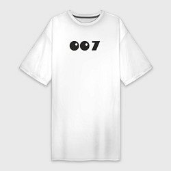 Женская футболка-платье Number 007