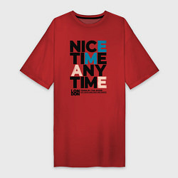 Женская футболка-платье Nice time