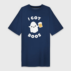 Женская футболка-платье I got boos