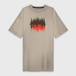 Женская футболка-платье Syberia