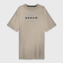 Женская футболка-платье Zeecr - auto