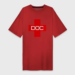 Женская футболка-платье Доктор