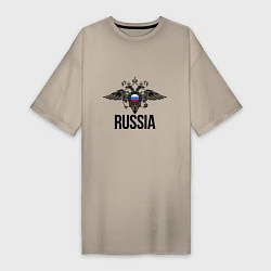 Женская футболка-платье Russia