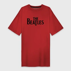 Женская футболка-платье The Beatles