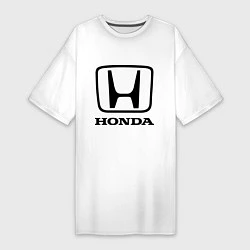 Женская футболка-платье Honda logo