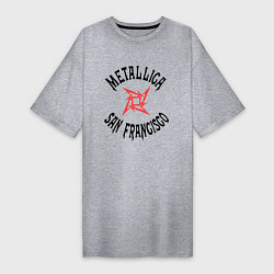 Женская футболка-платье Metallica: San Francisco