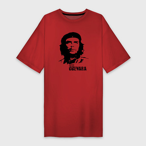 Женская футболка-платье Эрнесто Че Гевара / Красный – фото 1