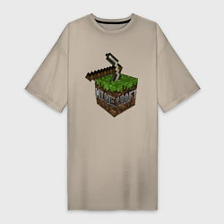 Женская футболка-платье Minecraft Grabber