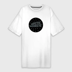 Женская футболка-платье Arctic Monkeys: Black
