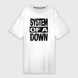 Женская футболка-платье System Of A Down