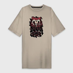 Женская футболка-платье Slipknot Pentagram