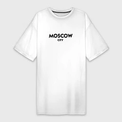 Женская футболка-платье Moscow City