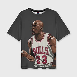 Женская футболка оверсайз Bulls 23: Jordan