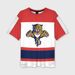 Футболка оверсайз женская Florida Panthers, цвет: 3D-принт