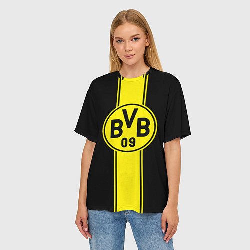 Женская футболка оверсайз BVB / 3D-принт – фото 3