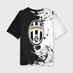 Женская футболка оверсайз Juventus4