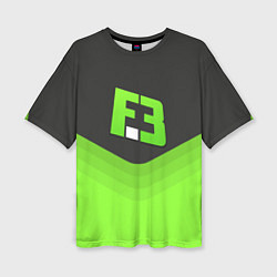 Футболка оверсайз женская FlipSid3 Uniform, цвет: 3D-принт