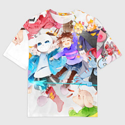 Футболка оверсайз женская Герои подземелья, цвет: 3D-принт
