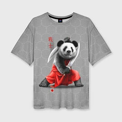 Женская футболка оверсайз Master Panda